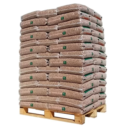 Natural energy wood pellets – pallet of 70 x 15 kg bags