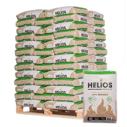 HELIOS Premium-Pellets – Palette de 65 sacs de 15 kg