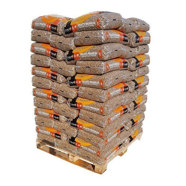 CRÉPITO® – 1/2 Palette de Granulés de Bois (36 sacs de 15 kg)