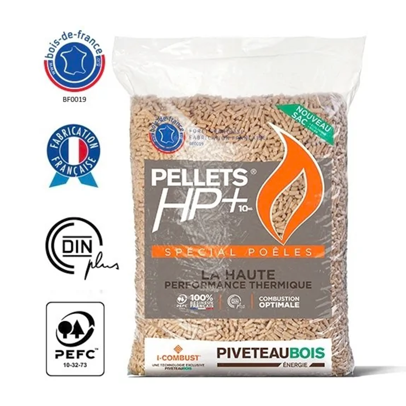 Piveteau HP+ Granulés de bois – 72 sacs de 15 kg