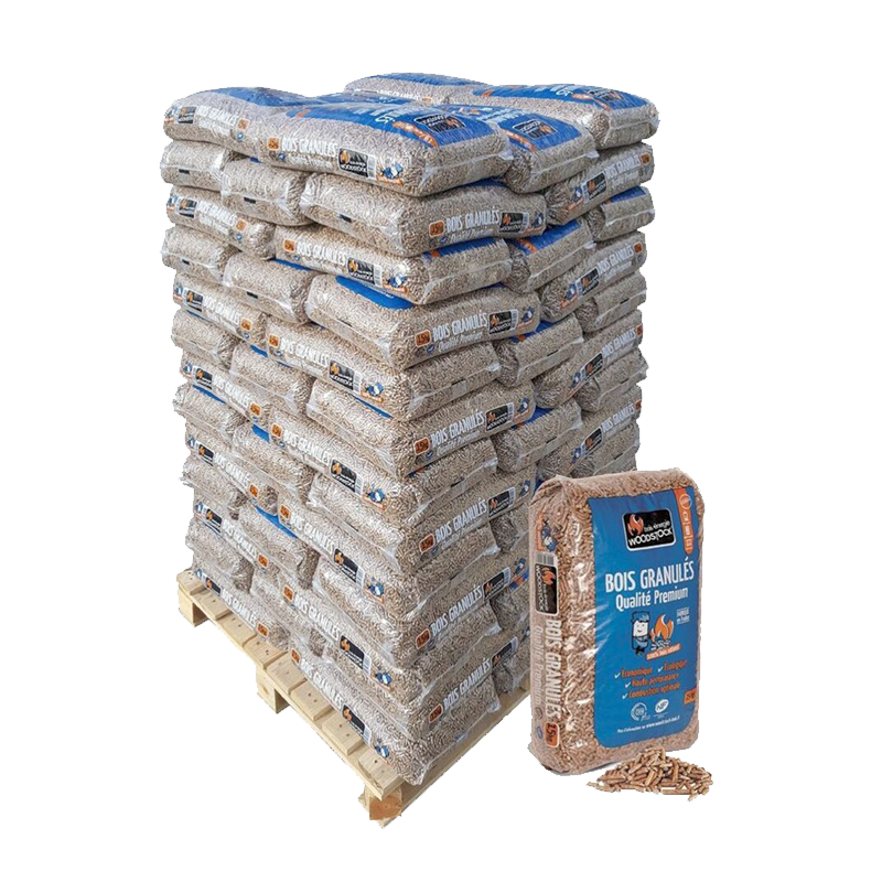 Woodstock Granulés de bois – 78 sacs de 15 kg